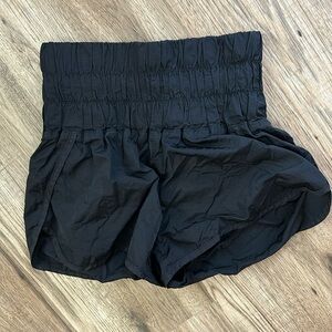 The way home short from free people movement in black, size xs.